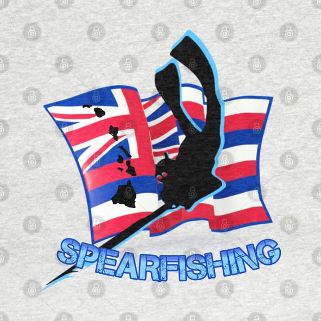 Spearfishing Hawaii by Coreoceanart